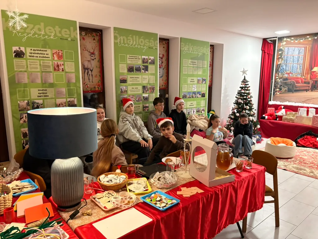 Gyermekek az Ad-Lak adventi közösségi programján